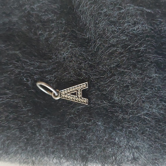 Pandora letter A silver charm . - Picture 1 of 1